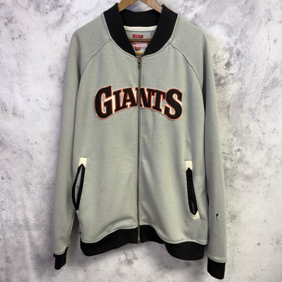Cooperstown Mitchell & Ness San Fransisco Giants Sweatshirt Mens 3XL Zip - Picture 1 of 16